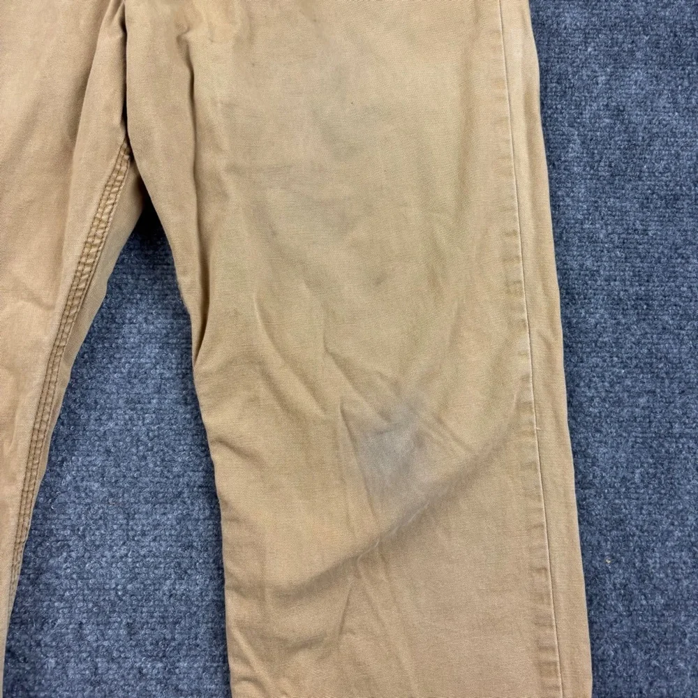 CARHARTT Men’s Relaxed Fit Rugged Canvas Work Utility Pants Hickory Camel  36x30 - Picture 3 of 8